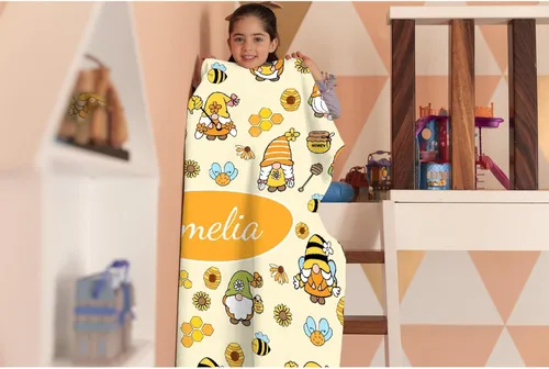 Vista 115 de Manta de otoño de gnomo, gnomo de otoño de 30 x 40 pulgadas, ligera, súper suave y acogedora para sofá, cama, sofá y silla