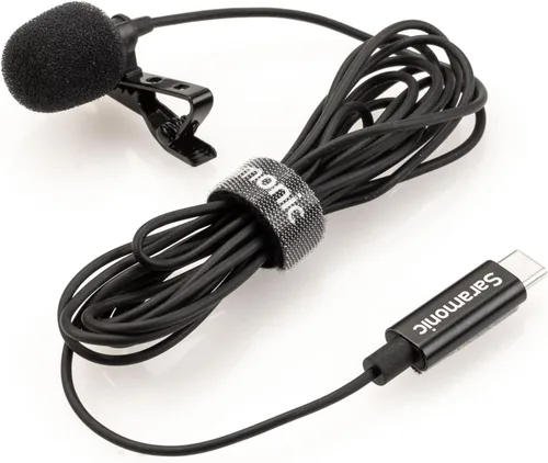 Vista 7 de Saramonic LavMicro-U - Micrófono de solapa USB C para iPhone 15, iPad, Android, micrófono de solapa de condensador omnidireccional para vlogging
