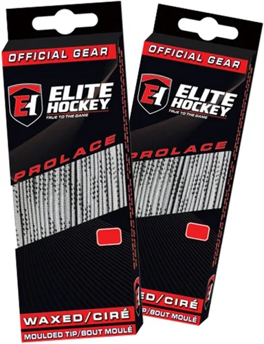 Vista 13 de Elite Hockey Prolace - Juego de 2 pares de cordones encerados para patinaje de hockey