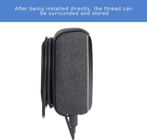 Vista 4 de Soporte de pared para 3ª generación, accesorios que ahorran espacio, gestión de cables integrada para altavoces inteligentes Dot (3ª generación)