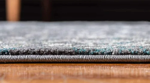 Vista 4 de Unique Loom Aurora Collection - Alfombra de área de transición abstracta con diseño abstracto del suroeste botánico, 2 pies 7 pulgadas x 10 pies