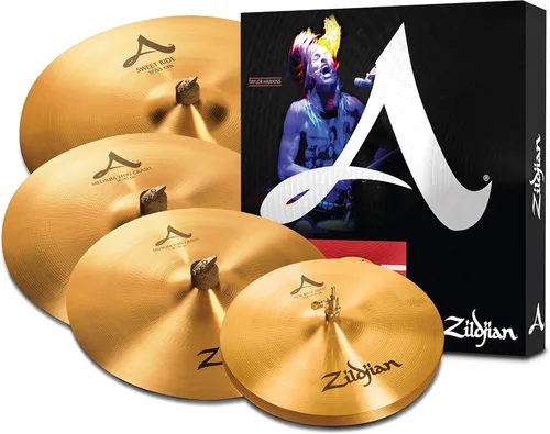 Vista 8 de Avedis Zildjian Company Set de la Serie A - Hats de 14", Crash de 16", Med Ride de 20", Crash de 18