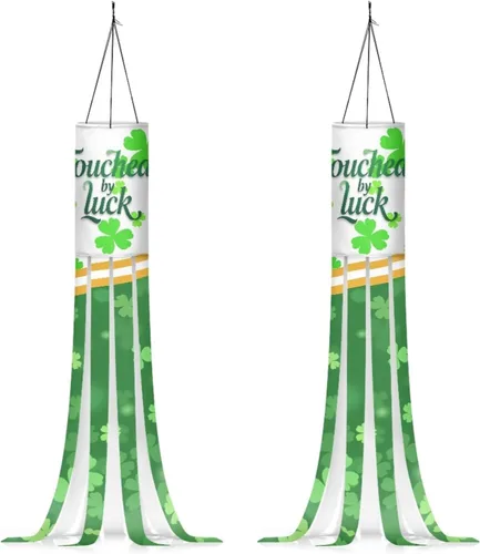 Vista 41 de Jeiento 250 Years of American Pride Windsock Flag 2 Pack,40Inch Independence Day Windsock Flag Holiday Party Decoration Hanging Wind Socks for