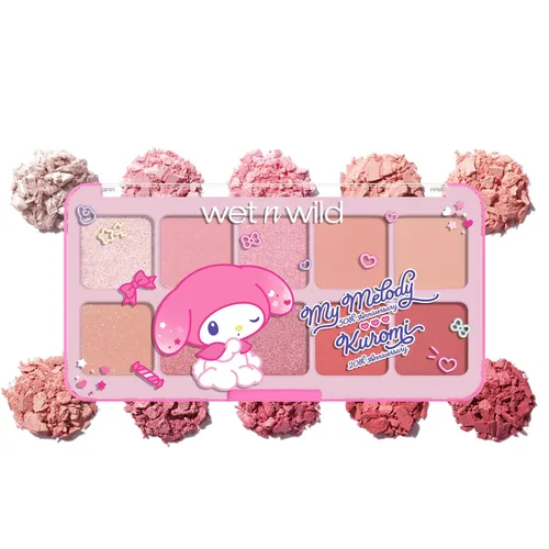 wet n wild - Paleta para ojos y cara My Melody y Kuromi - Dulzura Acogedora