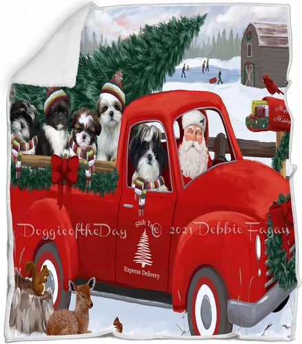 Vista 47 de 4th of July Fireworks Shih Tzu Dog Blanket - Lightweight Soft Cozy and Durable Bed Blanket - Animal Theme Fuzzy Blanket for Sofa Bed Couch