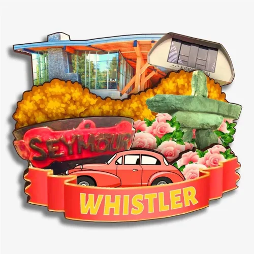 Vista 27 de Imán de nevera de Vancouver Canadá Colección de Madera 3D Madera Hecho a Mano de Viajes Ciudad Recuerdos Refrigerador Imán Decoración del Hogar