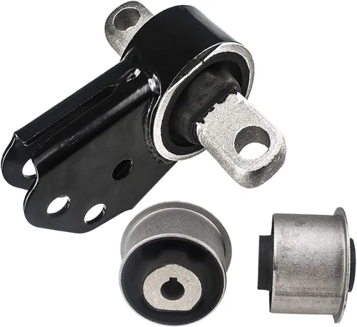 Vista 6 de Juego de bujes de soporte de montaje diferencial delantero compatible con Jeep Grand Cherokee Commander 2005 2006 2007 2008 2009 2010 52114354AA