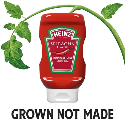 Vista 35 de Heinz Ketchup de tomate mezclado con chipotle, botella exprimible de 14 onzas