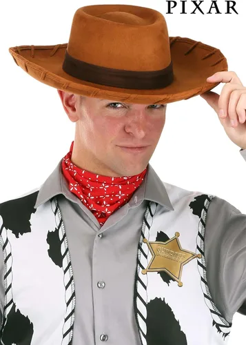 Vista 2 de Disney Pixar Toy Story Woody Cowboy Adult Costume Hat