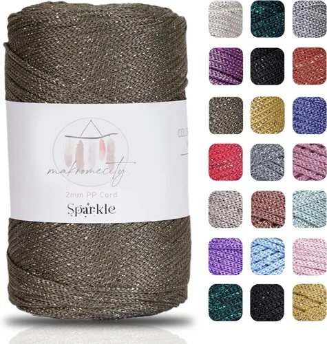 Vista 38 de Makromecity, Cordón de macramé de poliéster de 2 mm x 250 yardas (750 pies) Cordón de macramé de 2 mm de polipropileno para arte y manualidades