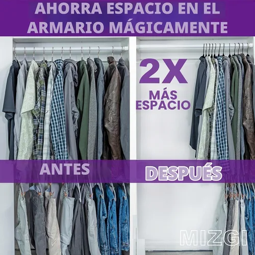 Vista 4 de MIZGI Paquete de 30 Perchas de Terciopelo Totalmente Negras, Fieltro Flocado Premium Antideslizante para Ropa, Perchas Negras Resistentes