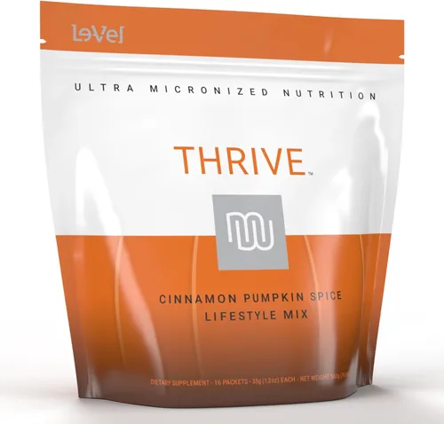 Vista 8 de Thrive Protein Shake 16 Packets (35g Each) Gluten-Free, Pea Protein Blend, Probiotics, Fiber & Digestive Enzymes Supports Lean Muscle