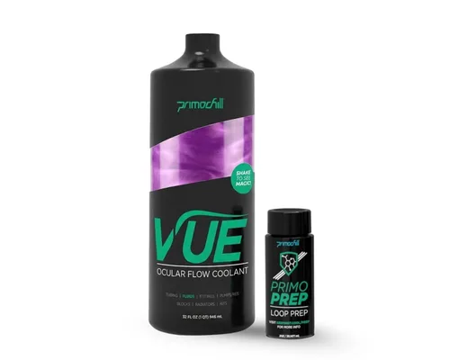 Vista 16 de PrimoChill Vue - Refrigerante de refrigeración por agua para computadora, flujo visual, sólido/no transparente, protección completa, PrimoPrep