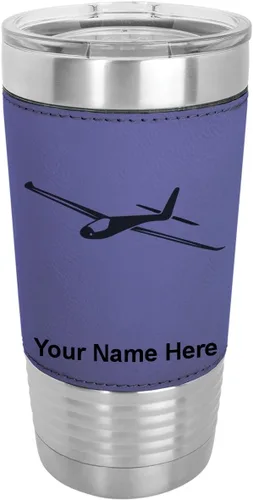 Vista 19 de LaserGram Vaso personalizado de 20 onzas, planeador (estilo béisbol)