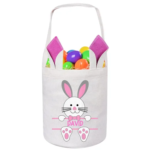 Jocidea - Cesta de Pascua personalizada, cestas de Pascua personalizadas, regalos de Pascua personalizados, cesta de Pascua para niños y niños