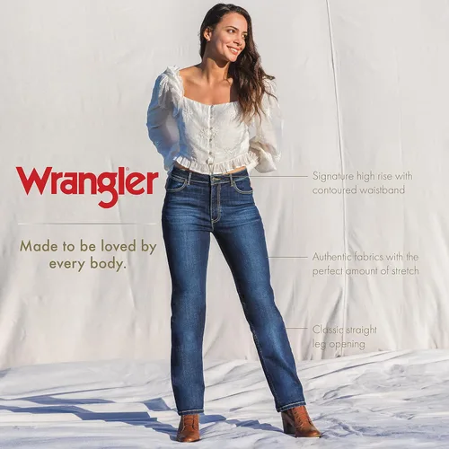 Vista 6 de Wrangler Jeans de talle alto para mujer