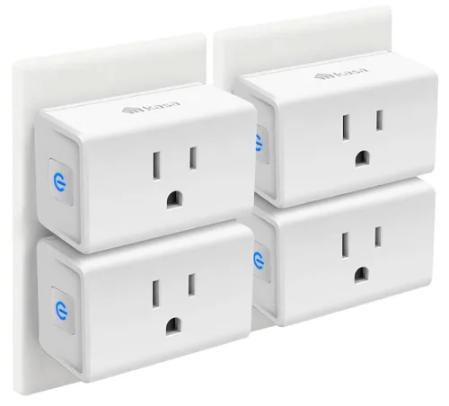 Vista 11 de Kasa Smart Enchufe Mini de 15 A, compatible con Apple HomeKit, toma inteligente que funciona con Siri, Alexa y Google Home, certificado UL, control
