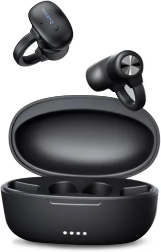 Auriculares abiertos, clip inalámbrico Bluetooth en los oídos, auriculares de conducción ósea, tiempo de reproducción de 30 horas para deportes,