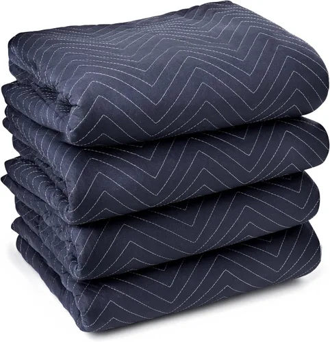 Vista 8 de Sure-Max Manta de mudanza y embalaje - Pro Economy - 80 x 72 pulgadas (35 lb/dz de peso) - Almohadilla acolchada profesional para muebles de envío
