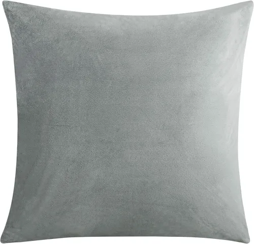 Vista 5 de NTBAY 1 paquete de funda de almohada corporal de terciopelo con cremallera, súper suave y acogedora, funda de almohada larga de franela mullida