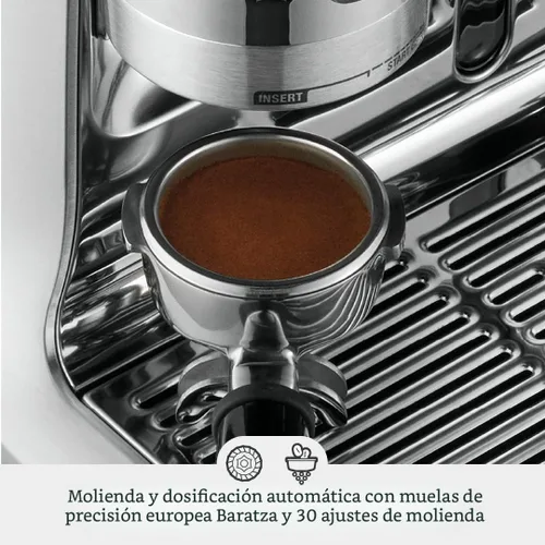 Vista 4 de Máquina de espresso Breville Barista Pro BES878BTR, Trufa Negra