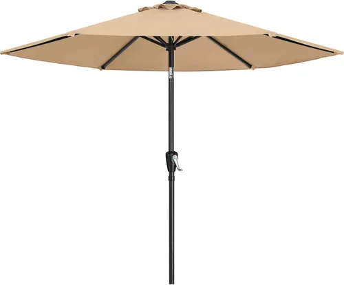 Vista 16 de ABCCANOPY 7.5FT Patio Umbrella Outdoor 6 RibsTable Umbrella(Brown)