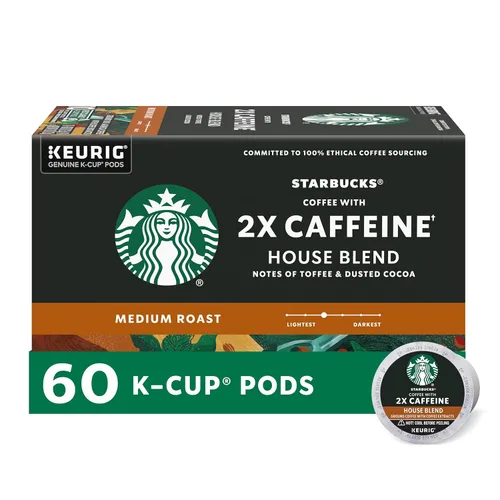 Vista 33 de Starbucks Cápsulas de café K-Cup, café tostado medio Starbucks, Pike Place Roast, 100% arábica, 6 cajas (60 cápsulas en total)
