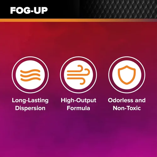 Vista 5 de FogUp Líquido de Niebla de Densidad Media - Extremadamente Duradero, Alto Rendimiento No Irritante para Interiores/Exteriores Sin Olor a Base