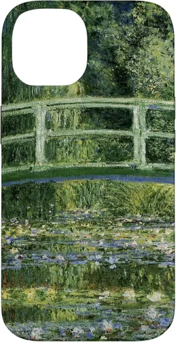 Vista 4 de Funda de jardín para iPhone 11 Monet's Water Lily y puente japonés