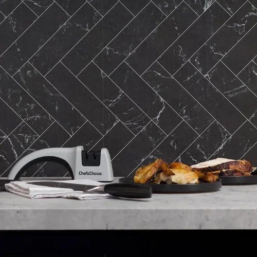 Vista 6 de Chef's Choice Afiladores de cuchillos manuales profesionales para filete de caza de cocina de borde recto de 20 grados y cuchillos de bolsillo