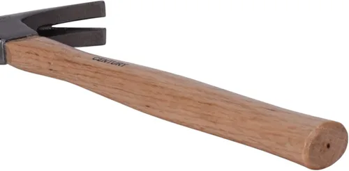 Vista 4 de Century Drill & Tool 72278 Martillo de garra recta, 24 onzas, acero forjado en gota, mango de madera de nogal, martillo rasgado duradero