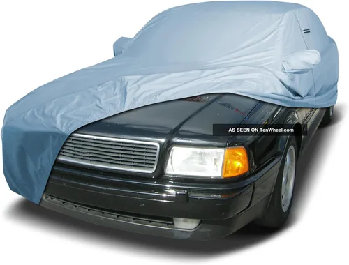 Vista 90 de iCarCover Funda de automóvil personalizada para Audi 100 y 200 (1989-1994), impermeable, para todo tipo de clima, lluvia, nieve, UV, protector solar