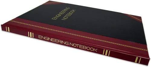 Vista 2 de BookFactory Cuaderno de ingeniería profesional, encuadernado, 96 páginas