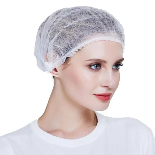 Vista 7 de Medical Nation Red para el cabello, redes plisadas desechables Negro, 100 unidades Redes de pelo para servicio de alimentos, uso médico, redes