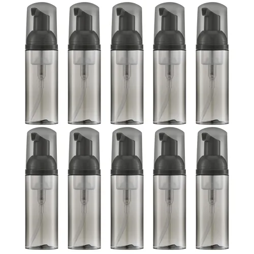 Vista 10 de Botellas de espuma, dispensadores de bomba de espuma de 2 onzas, botella vacía de jabón de viaje para limpiador de pestañas, champú