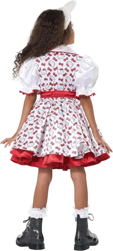 Vista 3 de California Costumes Hello Kitty Classic Party Dress, Child
