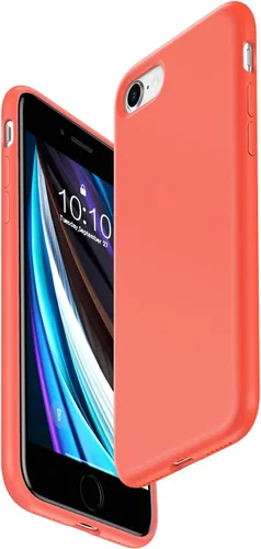 Vista 40 de Funda para iPhone 7 Plus/8 Plus, silicona líquida real de alta calidad, resistente a las manchas, cubierta delgada de color sólido, 5.5 pulgadas