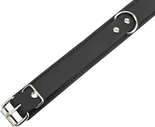 Vista 3 de VP Leather Latigo Leather Collar O-Ring Lambskin