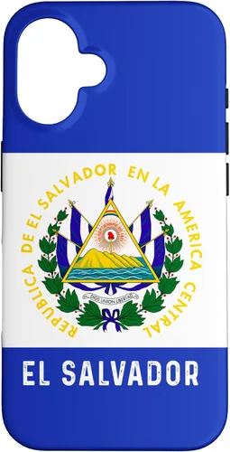 Vista 32 de El Salvador Carcasa de Teléfono Celulares Con Bandera Y Mapa - Carcasa para iPhone 17
