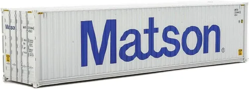 Vista 3 de Walthers SceneMaster HO Modelo a escala de American President Lines APL (azul, blanco) 40' Hi Cube Contenedor lateral corrugado, 949-8259