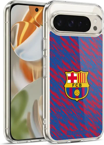 Vista 37 de Head Case Designs Funda de gel con licencia oficial del FC Barcelona Barca Crest Patterns [protección de grado militar] compatible con Google Pixel 3
