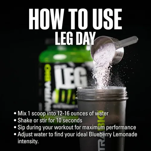 Vista 7 de NutraBio Leg Day Intra Workout Powder - Suplemento avanzado de carbohidratos con dextrina en racimo y electrolitos - Polvo de carbohidratos