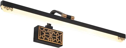 Vista 6 de Lámpara LED de 57 cm (22,4") para tocador de baño, 11 W, luz Blanca cálida de 3000 K, iluminación frontal moderna para Espejo, ideal para UNA