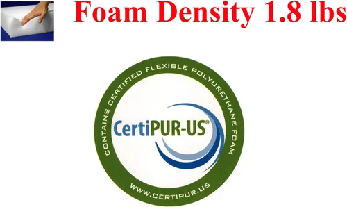 Vista 3 de D&D Futon Furniture Colchón plegable de espuma, sofá cama, camas de invitados (tamaño matrimonial, negro)