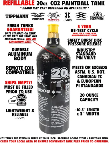 Vista 4 de Maddog Tippmann Cronus - Marcador táctico de paintball plateado