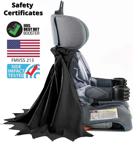 Vista 2 de KidsEmbrace 2-in-1 Car Seat Forward-Facing Harness (26.5–65 lbs) & Booster Mode (40–100 lbs) Latch Premium Fit with Multi-Position Headrest