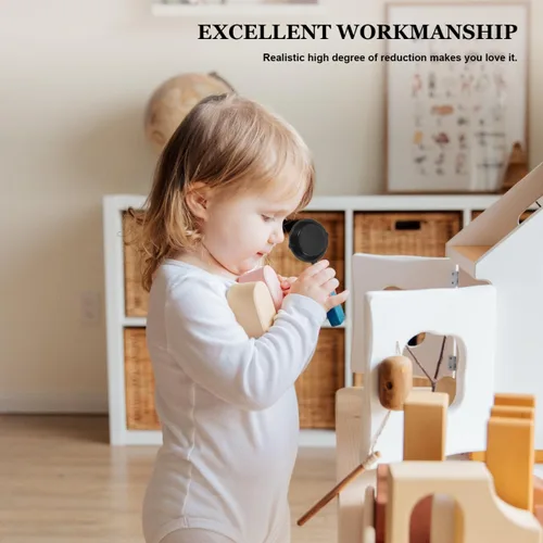 Vista 7 de Sewroro Sartenes en miniatura para casa de muñecas, cocina, sartén pequeña, sartén en miniatura, simulación, modelos, mini casa, accesorios