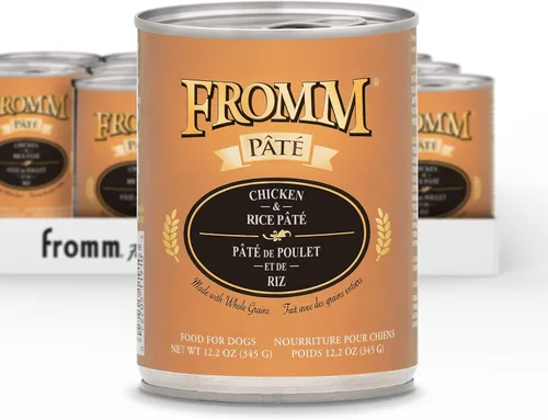 Vista 21 de Fromm Comida para perros con paté de carne de res y cebada - Comida húmeda prémium para perros - Receta de carne de res - Caja de 12 latas