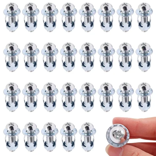 Vista 17 de Anclajes de Pared Huecos con Tornillos de Servicio Pesado, Pernos Molly de Acero al Carbono Galvanizado en Zinc Anclajes de Pared para Paneles