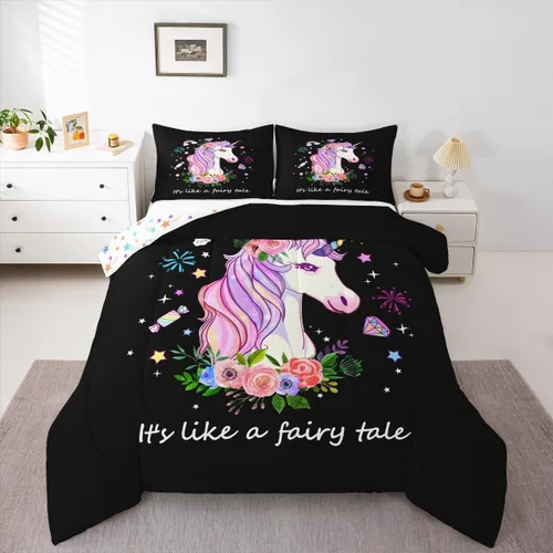 Vista 24 de Juego de edredón de atrapasueños con diseño de mariposa para niños, adolescentes y niñas, edredón de plumas de mandala, tamaño King, relleno